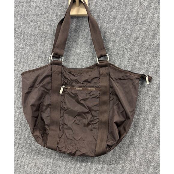 LeSportSac women's nylon brown handbag (13x18) - Picture 1 of 9